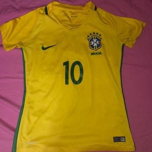 Neymar Jr Womens Brazilian National Team Jersey